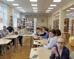 Журнал "Рюкзачок" встретился с 6-классниками в библиотеке имени Пушкина Журнал "Рюкзачок" встретился с 6-классниками в библиотеке имени Пушкина